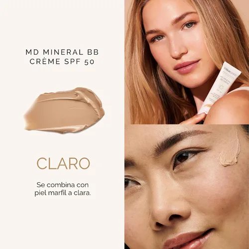 Miniatura 6 de MDSolarSciences Bálsamo de Belleza Crema Mineral FPS 50 OilFree Tint Matte BB Crema Claro