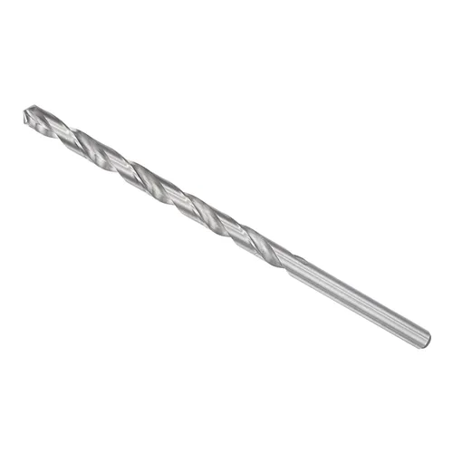 Miniatura 92 de Broca helicoidal extra larga, 0.276 in de diámetro de taladro 9.843 in de longitud total, broca helicoidal de acero de alta velocidad
