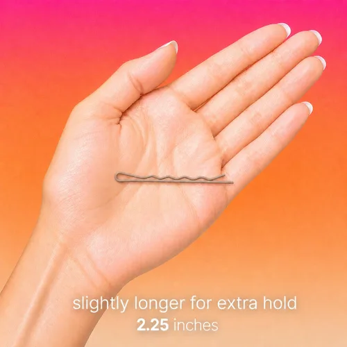 Miniatura 6 de Bobby Pines de alta resistencia – Antideslizante Ultra Grip, Extra Fuerte Agarre para Cabello Grueso – Grado profesional de salón (12 unidades)