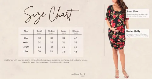 Miniatura 5 de Vestido de maternidad para mujer, fabricado en EE.UU