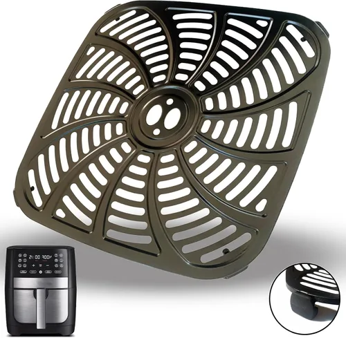 Miniatura 16 de ALJ Bandeja de repuesto para freidora de aire Chefman 3.7QT/3.6QT/3.5QT, revestimiento antiadherente de doble capa mejorado, sartén para freidora