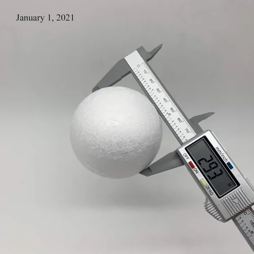 Miniatura 6 de Crafjie Bolas de espuma para manualidades de 3 pulgadas de diámetro, paquete de 15 bolas de espuma de poliestireno suave, para decoración del hogar