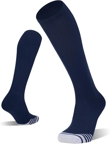 Miniatura 14 de FITRELL Paquete de 2/3 calcetines de béisbol y sóftbol para niños, jóvenes, hombres y mujeres, calcetines altos hasta la rodilla (varios colores)