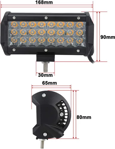 Miniatura 3 de Barra de luz LED verde todoterreno de 36 W, 7 pulgadas, luces antiniebla impermeables para furgoneta, camioneta, camión, ATV, UTV, SUV, camión