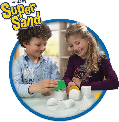 Miniatura 4 de SUPER SAND 383324.208 Arena mágica clásica súper suave para niños de 3 años en adelante, blanca, 10.5 x 2.0 x 10.5 in