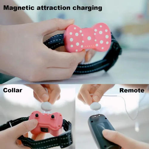 Miniatura 5 de Collar de choque para perro, collar de entrenamiento de 3000 pies con control remoto para collar de choque para perros, 3 modos de entrenamiento
