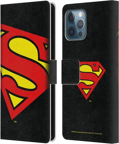 Miniatura 61 de Head Case Designs Funda de piel con licencia oficial de Superman DC Comics con logotipos negros y rojos compatible con Apple iPhone 11