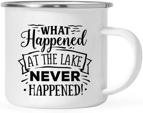Miniatura 14 de Andaz Press Taza de café de acero inoxidable de 11 onzas, regalo de «And So The Adventure Begins», 1 paquete, cumpleaños, Navidad, exteriores, boda