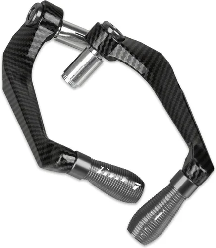 Miniatura 6 de Para Y&AMAHA FZ25 para FZ 25 2017 2018 2019 2020 universal de fibra de carbono aleación de aluminio freno palanca de embrague protector de Negro