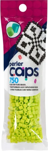 Miniatura 16 de Perler 80-16107 Solid-Top Cap Perler Beads, Bronceado, 750 piezas