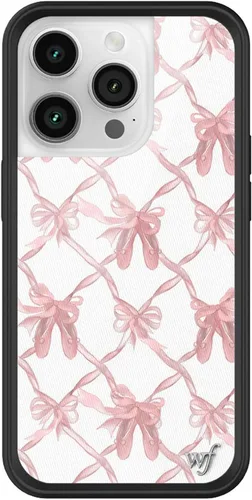 Miniatura 58 de Wildflower Carcasas – Compatible con iPhone 14 Pro Protector negro parachoques, certificado de prueba de caída de 6.5 pies, propiedad de mujeres