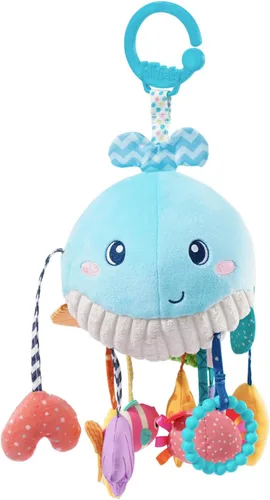 Miniatura 9 de Jollybaby Juguete colgante musical de actividad con cuerda para jalar para cochecito de bebé, asiento de coche, cuna, gimnasio de juego, juguete
