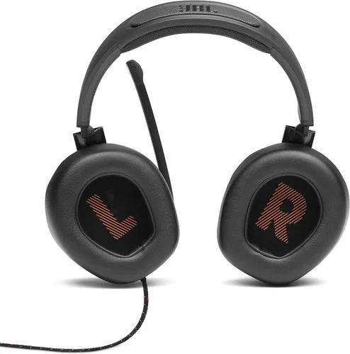 Miniatura 3 de JBL Quantum 200 - Wired Over-Ear Gaming Headset with Voice Focus Directional flip-up mic and Memory Foam Ear Cushions (Black) (Pack of 4)