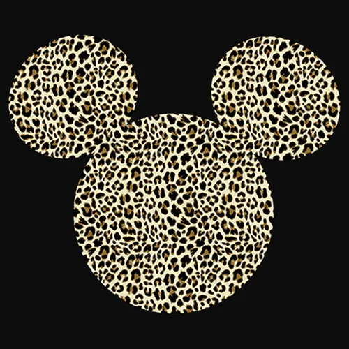 Miniatura 2 de Junior - Camiseta sin mangas con estampado de guepardo y logotipo de Mickey Mouse para mujer, estilo casual y divertido
