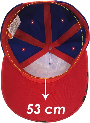 Miniatura 5 de Nickelodeon Boys Blaze and The Monster Machine - Gorra de béisbol, 100% algodón, color rojo, Rojo