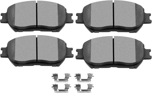 SCITOO Pastillas de freno de cerámica, 4 pastillas de freno delanteras para 2006 para Lexus GS300, 2009-2015 para Lexus IS250, 2002-2006 para Toyota