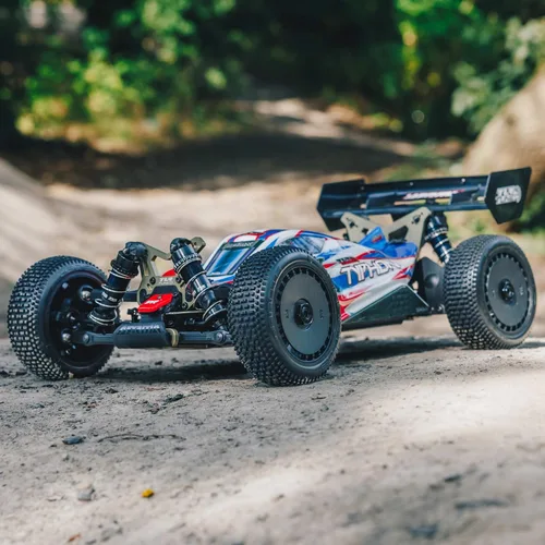 Miniatura 3 de ARRMA RC Car 1/8 TLR Tuned Typhon 6S 4WD BLX Buggy RTR (batería y cargador no incluidos), rojo/azul, ARA8406, Coches, Kit eléctrico Otros