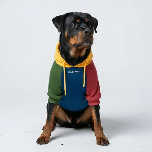 Miniatura 87 de Spark Paws Sudadera con capucha para perro, suéter de primera calidad para perros pequeños, medianos y grandes Trajes cálidos para bulldogs