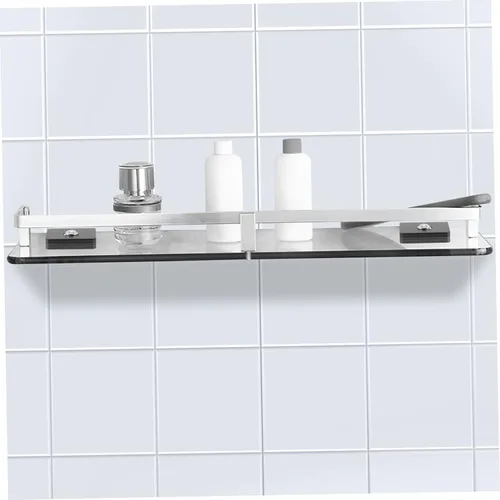 Miniatura 5 de Uonlytech Abrazadera para estantería, 8 piezas, soportes de estante de vidrio, fácil de instalar