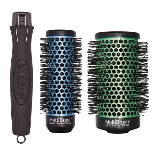 Miniatura 9 de Olivia Garden MultiBrush - Cepillo térmico desmontable no eléctrico con barril de cerámica