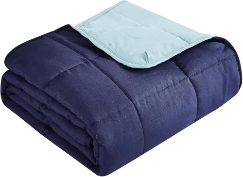 Miniatura 33 de Topcee - Manta con peso para adultos (15 libras, 48 x 72 pulgadas), manta de enfriamiento pesada de tamaño individual, suave y transpirable