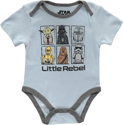 Miniatura 2 de Enterizo de Star Wars Creeper de Disney para bebés y niños paquete múltiple
