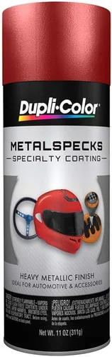 Dupli-Color EMS300007 Pintura automotriz con motas metálicas – Pintura en aerosol retro roja – 11 oz. Lata de aerosol Rojo (Retro Red)