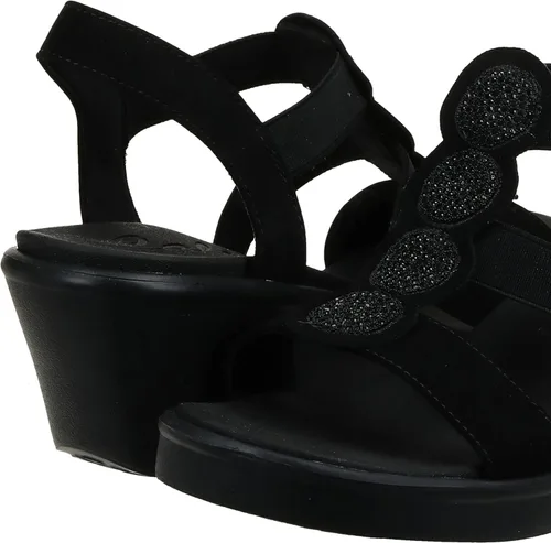 Miniatura 4 de Skechers Cali Rumble On - Sandalias de cuña Camp Glam para mujer