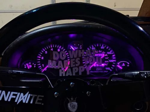 Miniatura 4 de 10 bombillas LED T5 extremadamente brillantes rosa púrpura 3014 chipsets 74 2721 37 73 17 bombillas LED para interior del tablero de instrumentos
