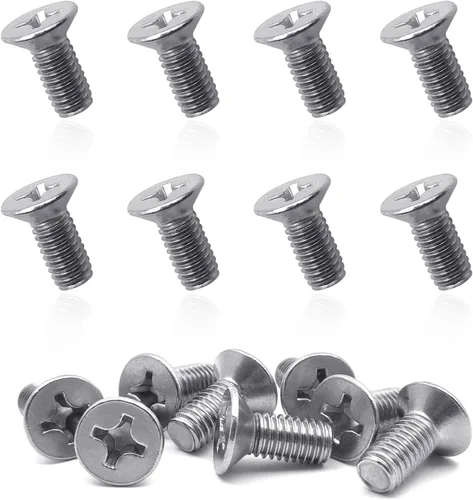 Miniatura 6 de 4 unidades de retención de disco de freno de rotor de tornillo 93600-06014-0H - Compatible con modelos Honda, Acura, Volkswagen, Audi, Hyundai y 4