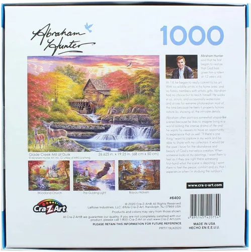 Miniatura 3 de LPF Glade Creek Mill - Rompecabezas de 1000 piezas por artista: Abraham Hunter