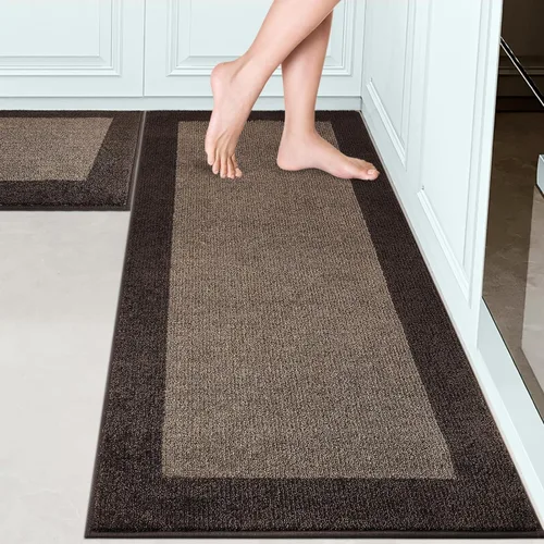 Miniatura 32 de Indoor Door Mat 20" x 32", Washable Kitchen Rug, Non Slip Entryway Rug for Floor, Absorbent Entrance Throw Rug for Laundry, Bathroom, Door
