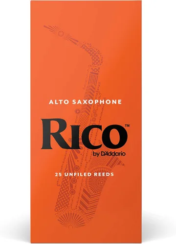 Miniatura 2 de D’Addario Woodwinds, cañas para saxofón Rico, saxofón alto, RJA2520, resistencia 2.0, paquete de 25