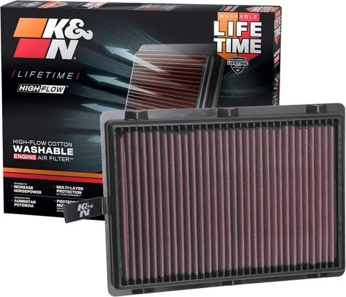 Miniatura 8 de K&N Filtro de aire del motor: Filtro de aire de repuesto de larga vida útil de 18,000 millas: compatible con 2017-2018 HYUNDAI SANTA FE
