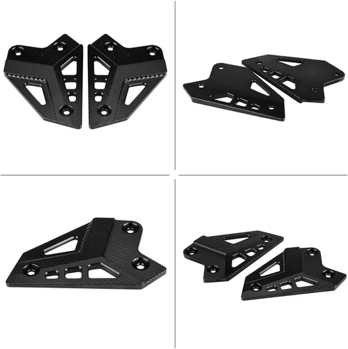 Miniatura 6 de Reposapiés Pie Peg Protector Talón Protector para Kawasaki Z900 2017-(negro)