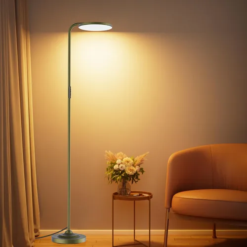 Miniatura 13 de SIBRILLE Lámpara de pie LED de 36 W, lámpara de pie súper brillante, moderna lámpara alta regulable con control remoto, lámpara de pie de lectura