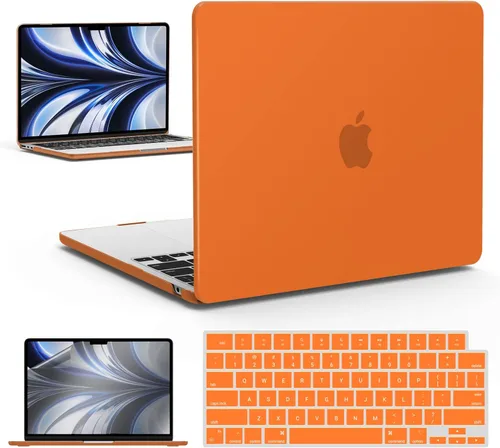 Miniatura 62 de IBENZER Funda para MacBook Air de 13 pulgadas 2026 2025 2024 2023 2022 M4 A3240 M3 A3113 M2 A2681, funda rígida con cubierta de teclado ScreenFilm
