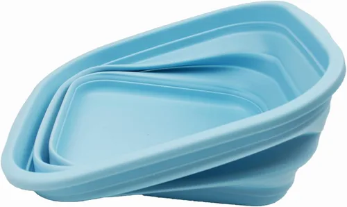 Miniatura 4 de SAMMART Tina plegable de 5.5 L (1.4 galones) - Tina plegable - Lavabo portátil - Tina de plástico que ahorra espacio (Sea Angel, 1)