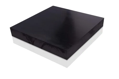 Miniatura 2 de Hoja de plástico de copolímero Delrin/Acetal negro 1" x 6" x 6