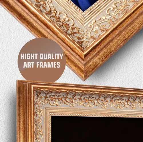 Miniatura 508 de A&T ARTWORK Campo de trigo con cipreses de Van Gogh Las reproducciones de arte clásico mundial, impresiones en lienzo giclée para decoración