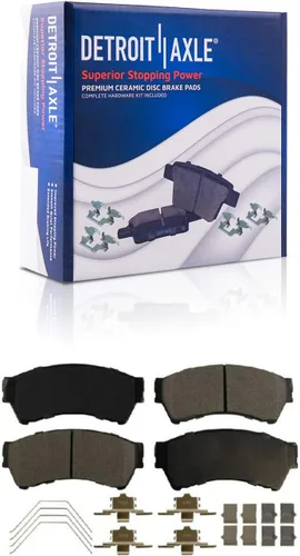 Miniatura 6 de Detroit Axle - Pastillas de Freno Delantero Izquierdo Reemplazo de Pinza de Disco para Ford Fusion Mazda 6 Lincoln MKZ Mercury Milan 2006-2012