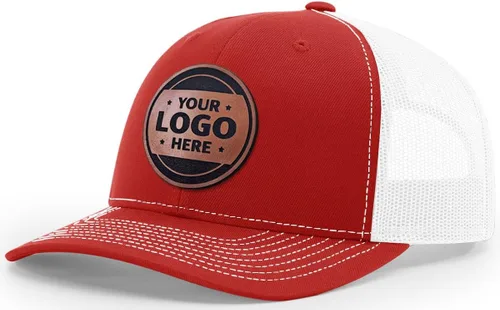 Miniatura 37 de Sombrero de parche de cuero de camionero personalizado grabado con láser