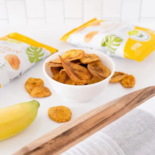Miniatura 2 de ARTISAN TROPIC Tiras de plátano naturalmente dulces, paquete de 8, 2 onzas, vegano, paleo y sin gluten, bolsas individuales, aperitivos saludables