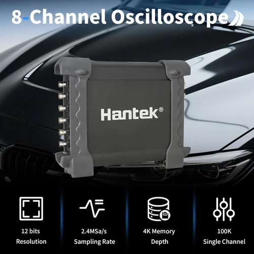 Miniatura 2 de Hantek 1008B - Osciloscopio de diagnóstico automotriz de 8 canales/Tarjeta DAQ/Generador programable de 8 canales