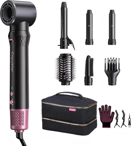 Air Styler, secador de pelo de secado rápido y herramienta de peinado para rizar, moldeador de aire caliente sin daños por calor, envoltura de aire