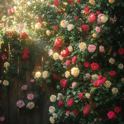 Más de 100 semillas de mezcla de rosas trepadoras Plantación de jardín de flores coloridas