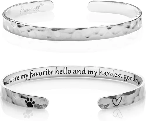 Miniatura 105 de Carviell Pulseras grabadas para mujer, inspiradoras, amistad, amor, mamá, hija, hermana, cristiana, graduación, conmemoración y regalos de boda, más