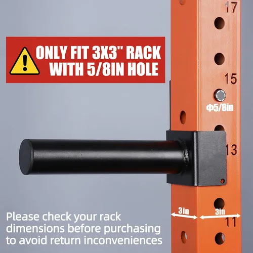 Miniatura 2 de Soporte para placa de peso de 3 x 3, bocinas de peso para almacenamiento de discos de peso olímpicos Para estante de 3x3" (agujero de 5/8")
