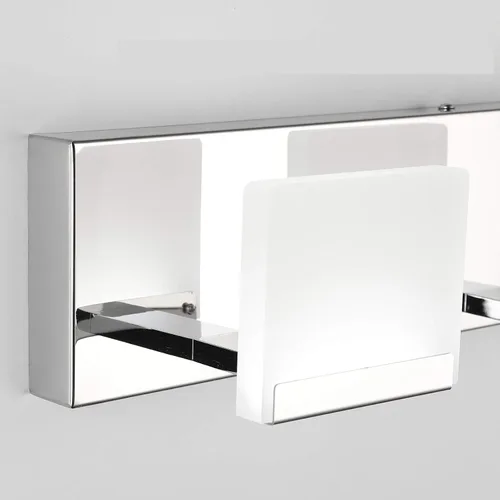 Miniatura 7 de Ralbay Luces LED modernas para tocador de baño, 5 luces, lámpara de pared de baño de acero inoxidable acrílico