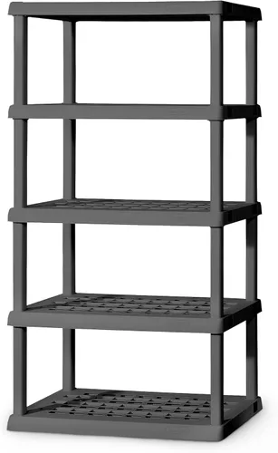 Miniatura 13 de Sterilite Paquete de 6 contenedores de almacenamiento de plástico transparente con tapas, 50 cuartos de galón, color gris, cajas organizadoras
